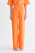 CALÇA PANTALONA ELÁSTICO LARANJA